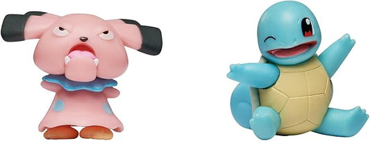 Pokemon Battle Ready 2 Figure Pack Squirtle and Snubbull Action minifig - Figurio