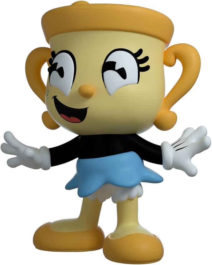 Youtooz Cuphead Ms. Chalice Figure, 4.5" Inch, Cuphead Youtooz Vinyl Figure of Ms Chalice from Youtooz Cuphead Collection - Figurio