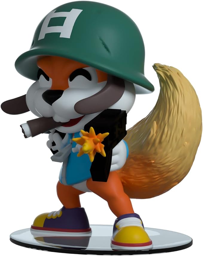 Youtooz Soldier Conker 3.9" Vinyl Figure, Official Licensed Collectible from Conkers Bad Fur Day Video Game, by Youtooz Conkers Bad Fur Day Collection - Figurio