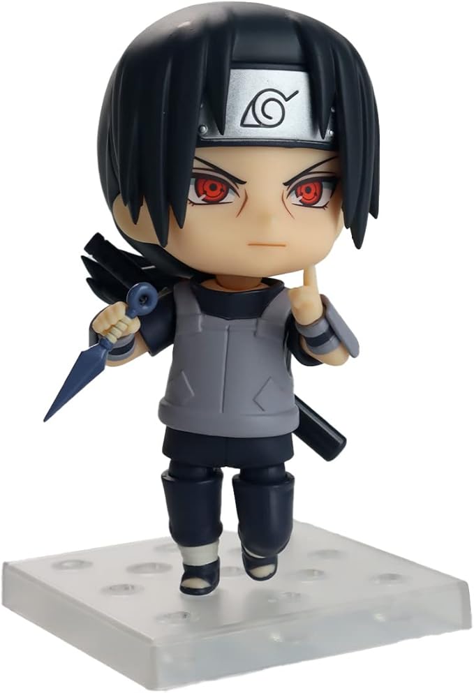 Good Smile Naruto Shippuden: Itachi Uchiha (Black Ops Version) Nendoroid Action Figure Multicolor - Figurio