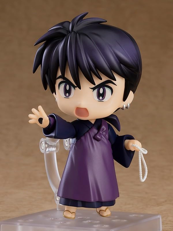 Good Smile Inuyasha: Miroku Nendoroid Action Figure, Multicolor - Figurio