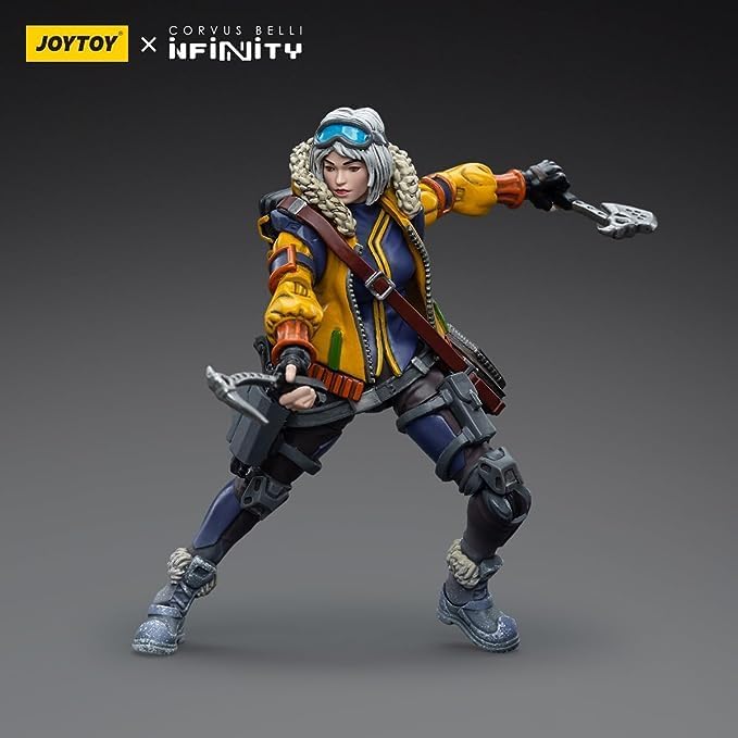 JOYTOY 1/18 Action Figures Oktavia Grimsdottir lcebreaker's Harpooner Collection Models (4 inch) - Figurio