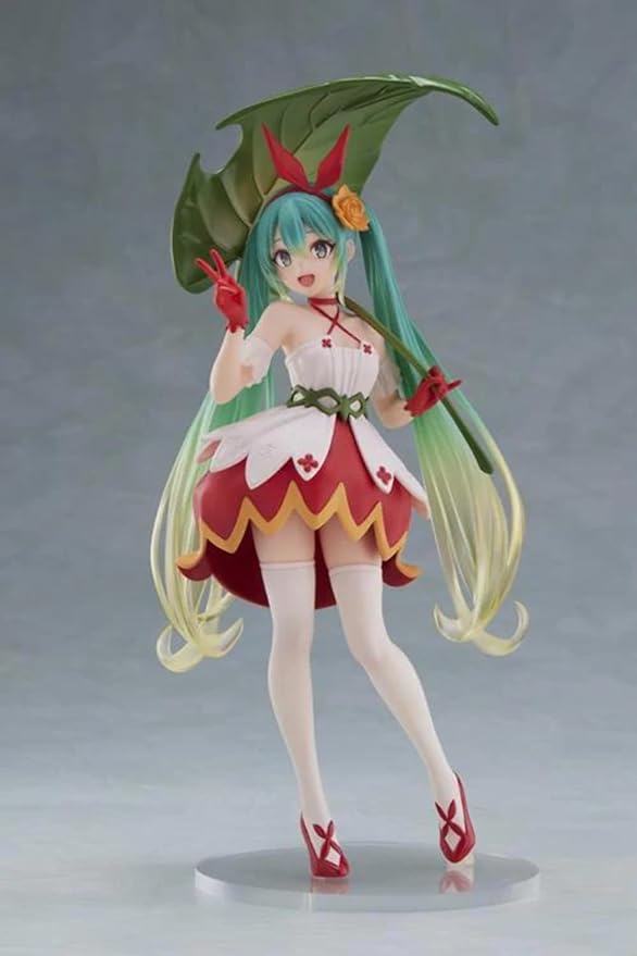 Taito Prize Hatsune Miku Wonderland PVC Hatsune Miku Thumbelina Statue 18cm - Figurio