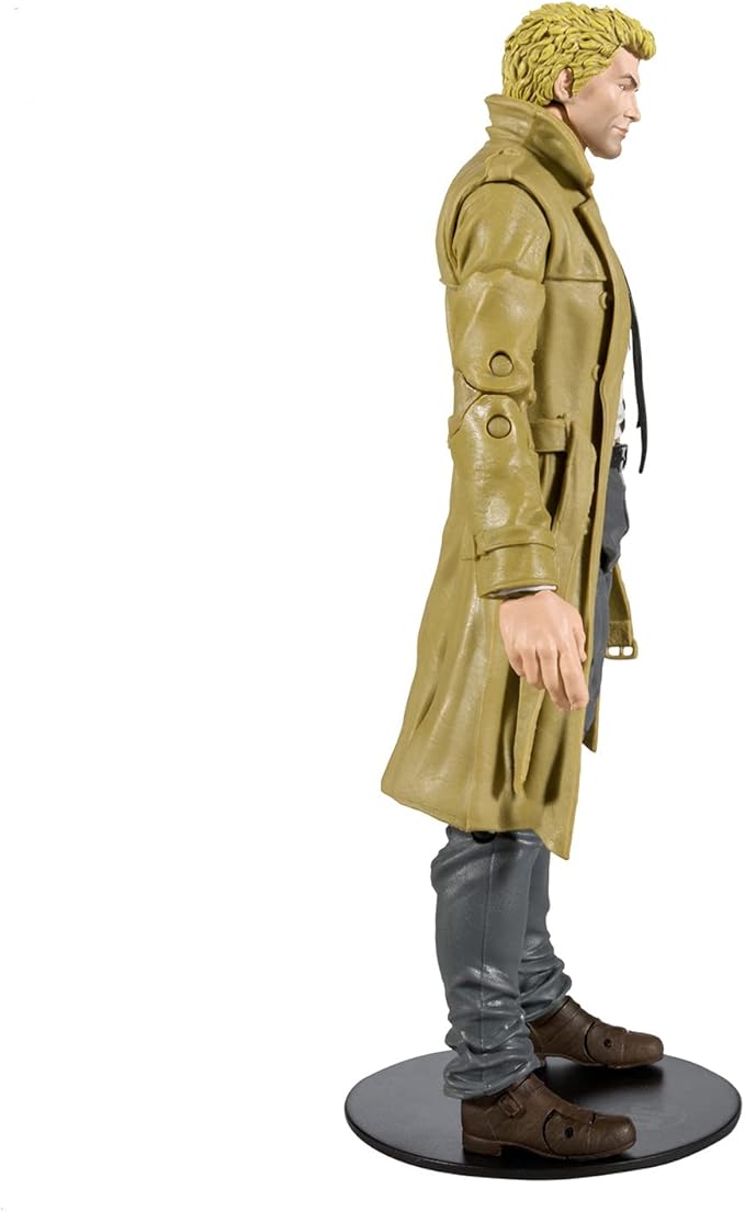 McFarlane Toys - DC Direct 7IN Figure with Comic - Black ADAM WV1 - John Constantine, Multicolor - Figurio