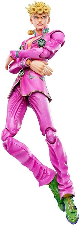 MediCos JoJo's Bizarre Adventure: Giorno Giovanna Big Super Action Statue Figure, Multicolor - Figurio