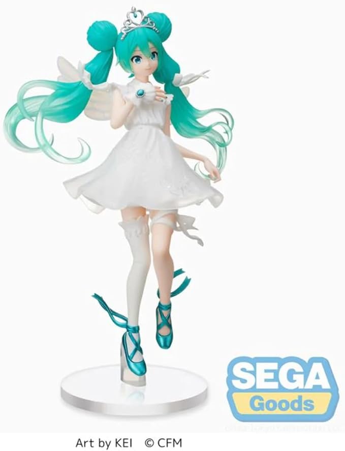 SEGA - Hatsune Miku Series SPM Statue - Hatsune Miku 15th Anniversary Kei Ver., Black - Figurio