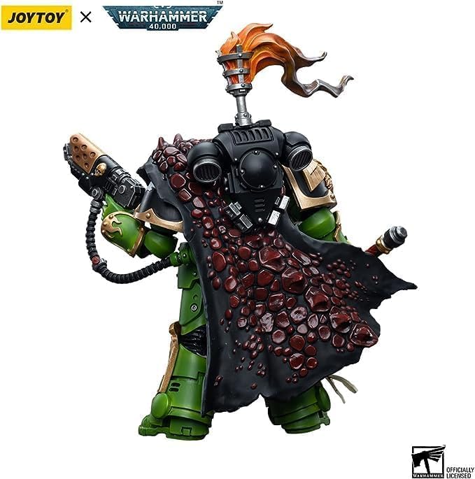 JOYTOY 1/18 Warhammer 40,000 Action Figure Salamanders Captain Adrax Agatone Collection Model (5 inch) - Figurio