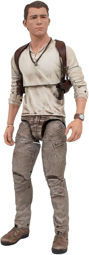 Diamond Select Toys Uncharted: Nathan Drake Acton Figure,Multicolor 7 inch (Pack of 1) - Figurio