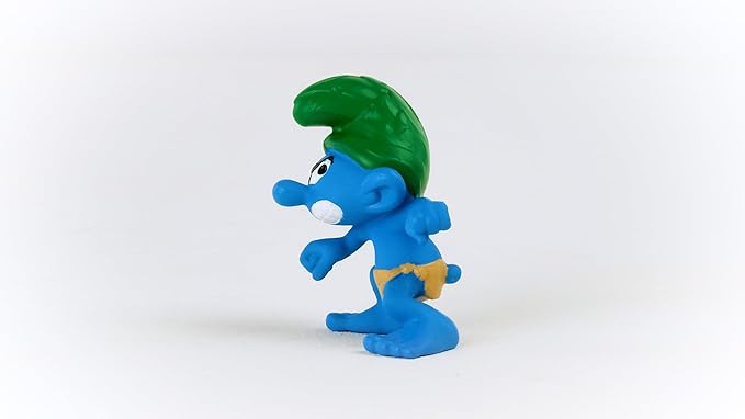 Schleich Smurfs, Collectible Retro Toys and Figurines for All Ages, Wild Smurf Figure - Figurio