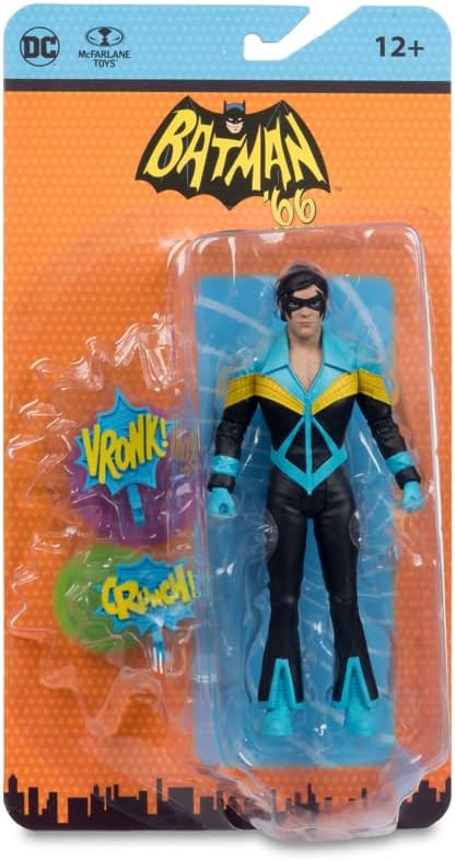 McFarlane Toys - DC Retro Nightwing (Batman 66' Comic) 6in Action Figure - Figurio