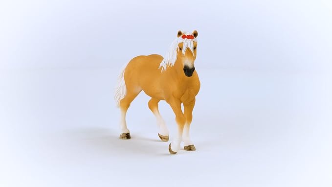 Schleich Horses 2023, Horse Club, Horse Toys for Girls and Boys Haflinger Mare Horse Toy Figurine, Ages 5+ - Figurio