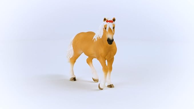 Schleich Horse Club 2023 Authentic Haflinger Mare Riding Horse Figurine - Realistic Detailed Riding Horse Mare Toy for Boys and Girls Imagination and Play, Highly Durable Gift for Kids Ages 5+ - Figurio