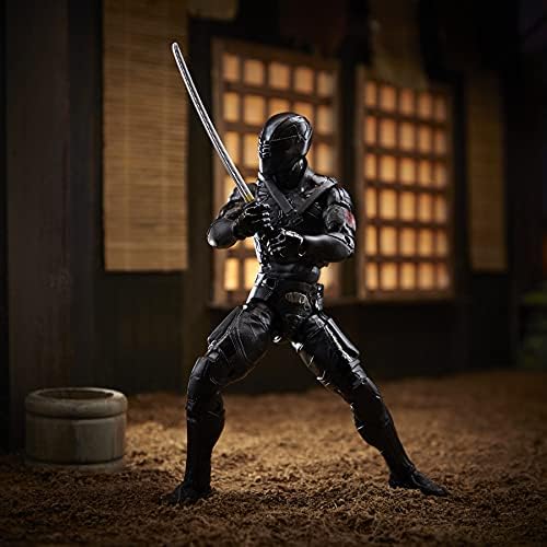 G. I. Joe Hasbro Classified Series : G.I. Joe Origins Snake Eyes Action Figure 16, Premium 6-Inch Scale Toy with Custom Package Art , Black - Figurio