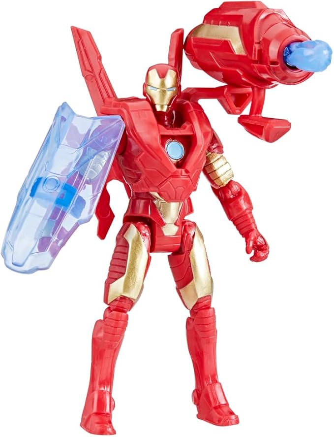 Marvel Epic Hero Series Battle Gear Iron Man Action Figure, 4-Inch, Avengers Super Hero Toys for Kids Ages 4 and Up - Figurio