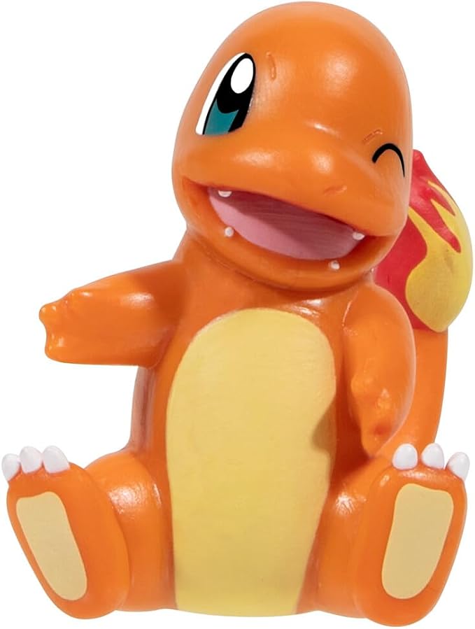 Pokémon Clip ‘N’ Go Belt Set - 2-Inch Charmander Battle Figure with Clip ‘N’ Go Belt Plus Luxury Ball and Pokéball Accessories - Figurio