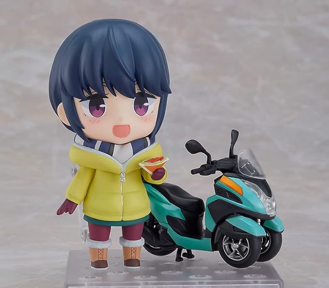 GOOD SMILE COMPANY Nendoroid Yuru Camp Rin Shima Tricyle Version, Non-Scale, Plastic, Pre-Painted Action Figure - Figurio