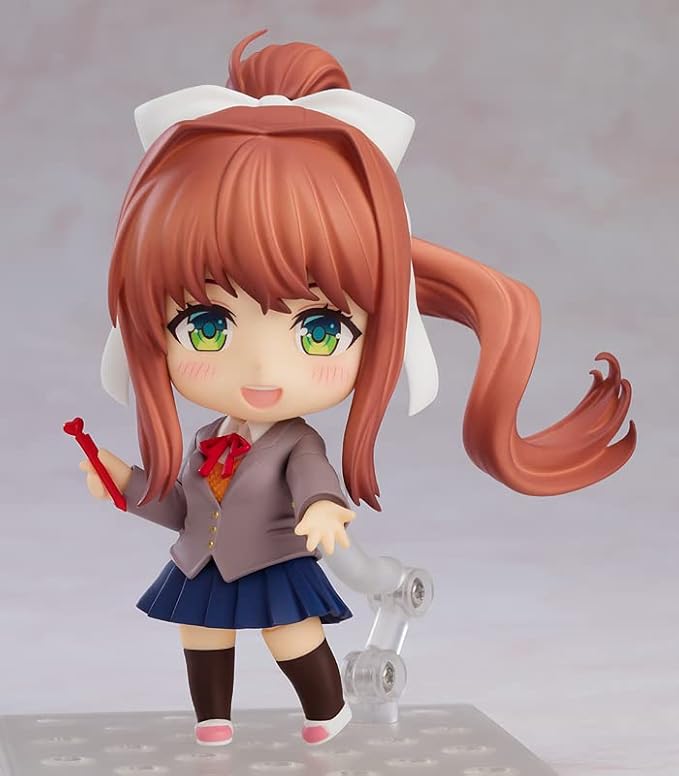 Good Smile Doki Doki Literature Club!: Monika Nendoroid Action Figure, Multicolor - Figurio