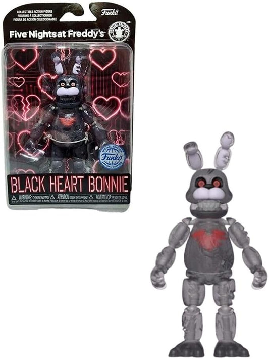 Funko Action Figures: Five Nights at Freddy's - Black Heart Bonnie *Glow in The Dark* (Walmart Exclusive) - Figurio