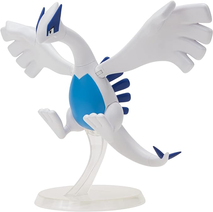 Pokémon Lugia Epic Battle Figure - 12-Inch Articulated Epic Battle Figure with Flight Stand - Figurio