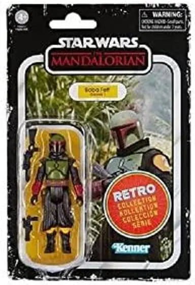 STAR WARS Retro Collection Boba Fett (Morak) Toy 3.75-Inch-Scale The Mandalorian Collectible Action Figure, Toys Kids 4 and Up - Figurio