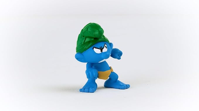 Schleich Smurfs, Collectible Retro Toys and Figurines for All Ages, Wild Smurf Figure - Figurio