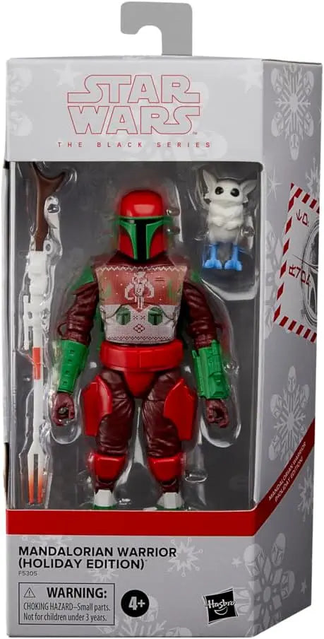 Star Wars Hasbro Black Series Action Figure Mandalorian Warrior (Holiday Edition) 15 cm - Figurio