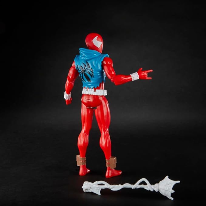 Marvel Spider-Man: Across The Spider-Verse Scarlet Spider Toy, 6-Inch-Scale Action Figure with Web Accessory, Marvel Toy for Kids Ages 4 and Up - Figurio