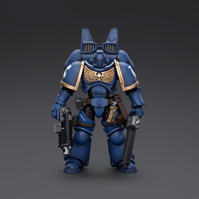 JOYTOY Warhammer 40,000 1/18 Action Figures Ultramarines Jump Pack Intercessors Intercessor 1 Collection Models Christmas Birthday Gifts - Figurio