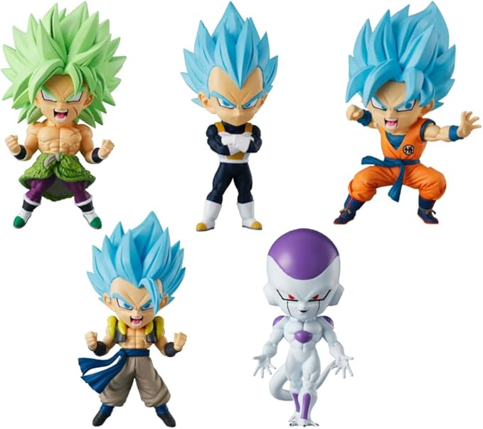 BANDAI Chibi Masters Dragon Ball: Super Saiyan Blue Vegeta - Figurio