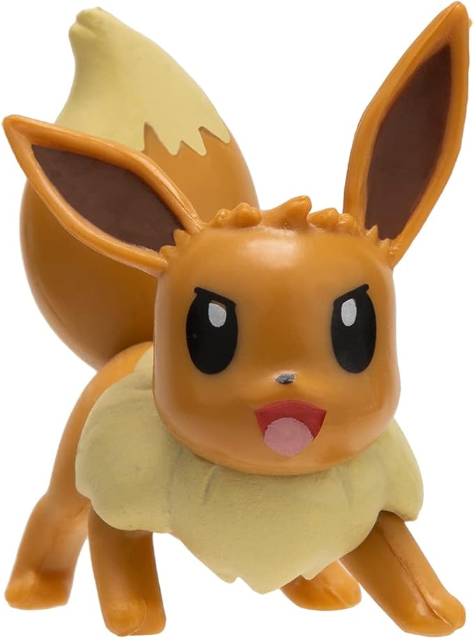 Pokémon Battle Figure 8 Pack - Features 2-Inch Pikachu, Eevee, Appletun, Growlithe, Mimikyu, Togepi, 3-Inch Raichu & Hawlucha - Authentic Details - Figurio