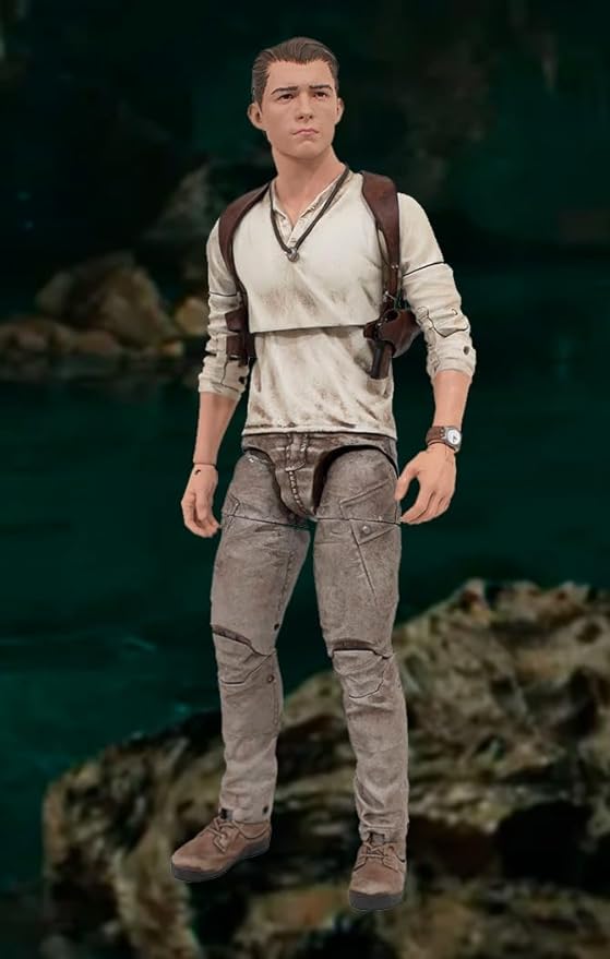 Diamond Select Toys Uncharted: Nathan Drake Acton Figure,Multicolor 7 inch (Pack of 1) - Figurio