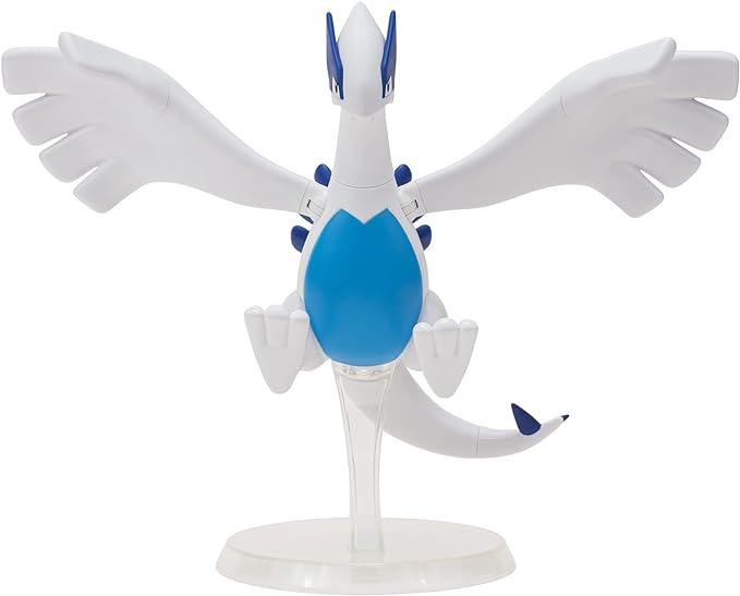 Pokémon Lugia Epic Battle Figure - 12-Inch Articulated Epic Battle Figure with Flight Stand - Figurio