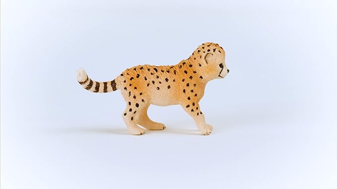 Schleich Wild Life New 2023, Wild Animal Safari Toys for Boys and Girls, Cheetah Cub Toy Figurine, Ages 3+ - Figurio