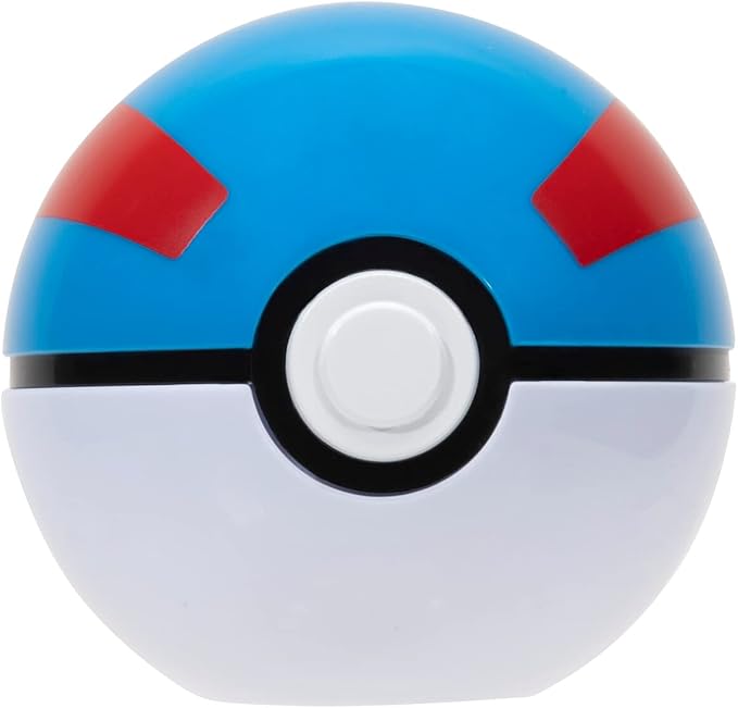 Pokémon PKW2660 - Clip 'n'Go Pokéball - Pikachu & Good Ball, Official Pokéball with Detailed 5 cm Figure - Figurio