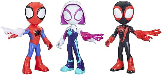 Spidey and his Amazing Friends Supersized Hero Multipack, 3 Large Action Figures, Marvel Preschool Super Hero Toy, Ages 3 and Up, 9 Inches (Amazon Exclusive) - Figurio