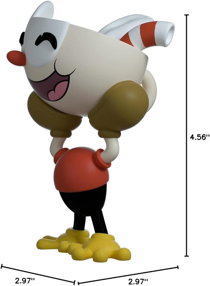 Youtooz Cuphead The Cuphead Show! Edition, 4.6" Vinyl Figure Collectible Cuphead Figure from The Cuphead Show! by Youtooz Cuphead Collection - Figurio