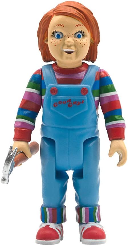 SUPER7 Childs Play Chucky Reaction Figure, multi-colored, std (CPLYW01-CKY-02) - Figurio