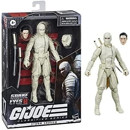 Hasbro G.I. Joe Classified Series 6-Inch Storm Shadow and Snake Eyes Action Figure Bundle (2 Items) - Figurio