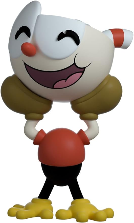 Youtooz Cuphead The Cuphead Show! Edition, 4.6" Vinyl Figure Collectible Cuphead Figure from The Cuphead Show! by Youtooz Cuphead Collection - Figurio