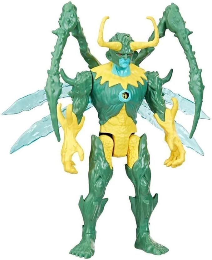 Marvel Mech Strike Monster Hunters 6" Figure - Loki - F4804 - Hasbro, Green and Gold - Figurio