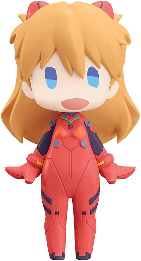 Good Smile Company Hello! Good Smile Evangelion Shikinami Asuka Langley, Non-Scale, Plastic, Pre-Painted Action Figure - Figurio