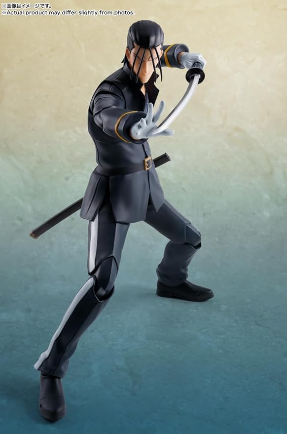 TAMASHII NATIONS - Rurouni Kenshin: Meiji Swordsman Romantic Story - Hajime Saito, Bandai Spirits S.H.Figuarts Action Figure - Figurio