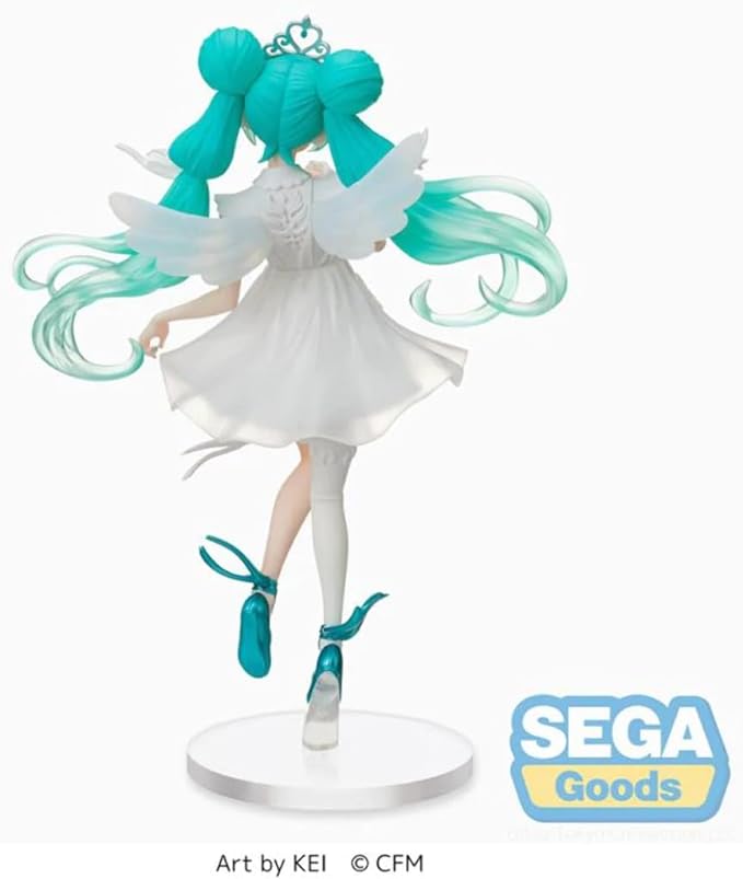 SEGA - Hatsune Miku Series SPM Statue - Hatsune Miku 15th Anniversary Kei Ver., Black - Figurio