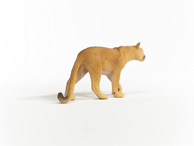 Schleich Wild Life Realistic Cougar Toy Figurine - Authentic and Highly Detailed Animal Toy, Durable for Education and Fun Play, Perfect for Boys and Girls, Ages 3+ - Figurio