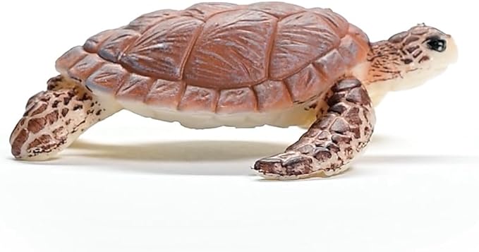 Schleich Wild Life New 2024 Wild Animal Toy Hawskbill Sea Turtle Ocean Animal Figurine - Figurio