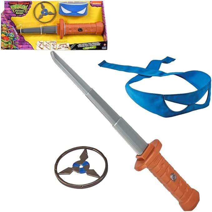 Teenage Mutant Ninja Turtles: Mutant Mayhem Leonardo Katana Sword Basic Role Play Set by Playmates Toys - Figurio