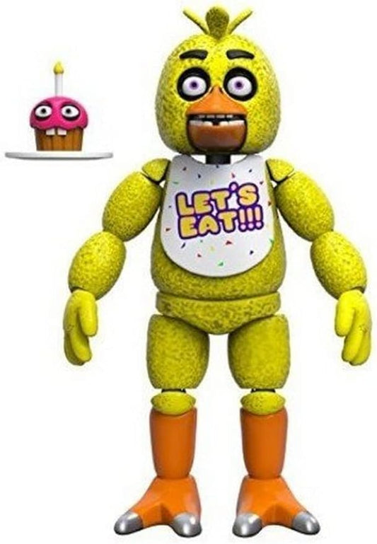 Funko Five Nights at Freddy's Articulated Chica Action Figure, 5",Yellow - Figurio