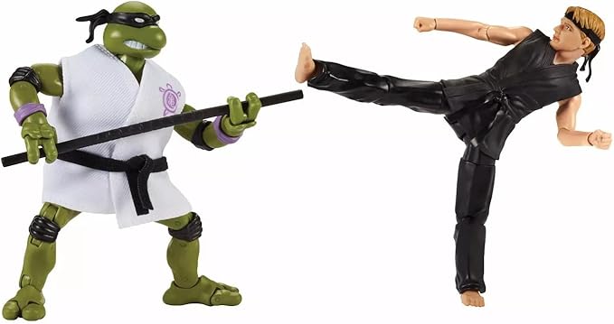 Teenage Mutant Ninja Turtles vs. Cobra Kai Donatello vs. Johnny Lawrence 2 Pack - Figurio