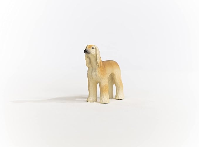 Schleich Farm World, Cute and Realistic Dog Toy Animals For Boys and Girls, Afghan Hound Dog Figurine, Ages 3+ - Figurio