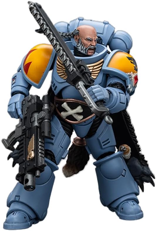 JOYTOY Warhammer 40,000 1/18 Action Figure Space Marines Space Wolves Claw Pack Brother Gunnar Collection Model Birthday Gifts - Figurio